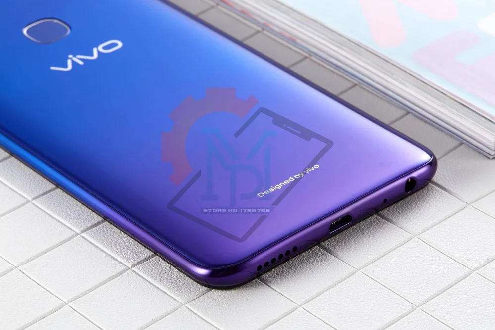 Мобильный телефон Vivo Z3, 6,3 дюймов, экран капли воды, 4 ГБ/6 ГБ+ 64 Гб/128 ГБ, восьмиядерный смартфон Snapdragon670/710, Android 8,1, двойная камера