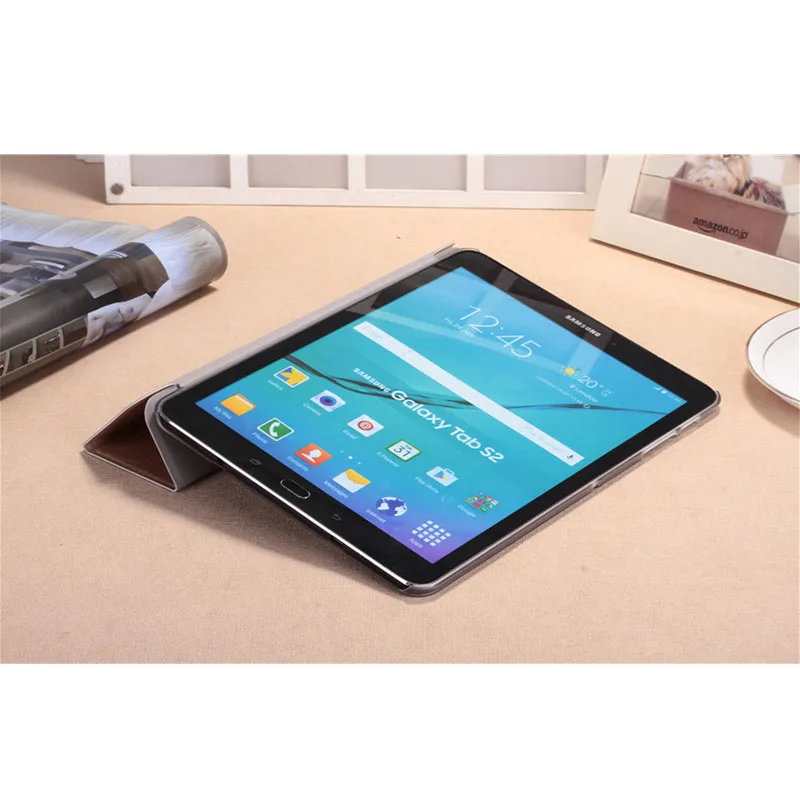 Чехол для планшета Samsung Galaxy Tab S2 8 0 дюймов SM T710 T715C T715 подставка откидная Кожа PU