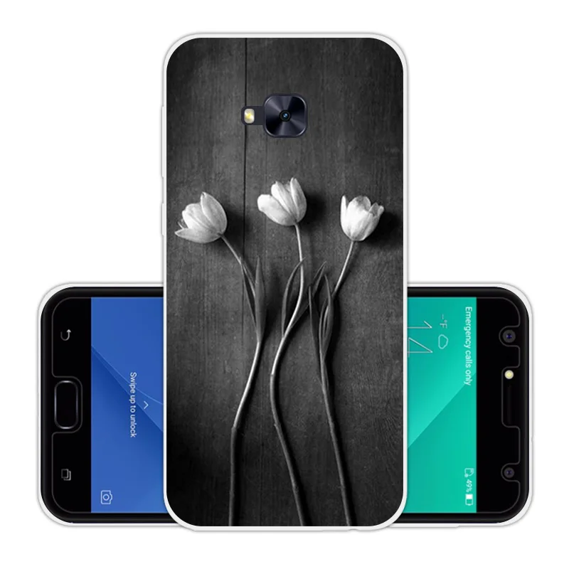 Силиконовые чехлы из ТПУ для Asus Zenfone 4 Selfie ZD553KL Роскошные Чехлы DIY прозрачный