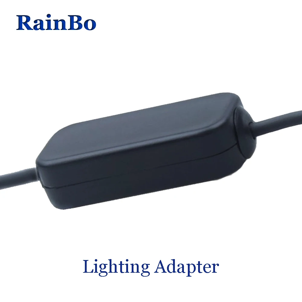 RainBo Lighting-Adapter Спаситель низкой мощности-светодиодная лампа-черный Plastic-Materials-LA101 |