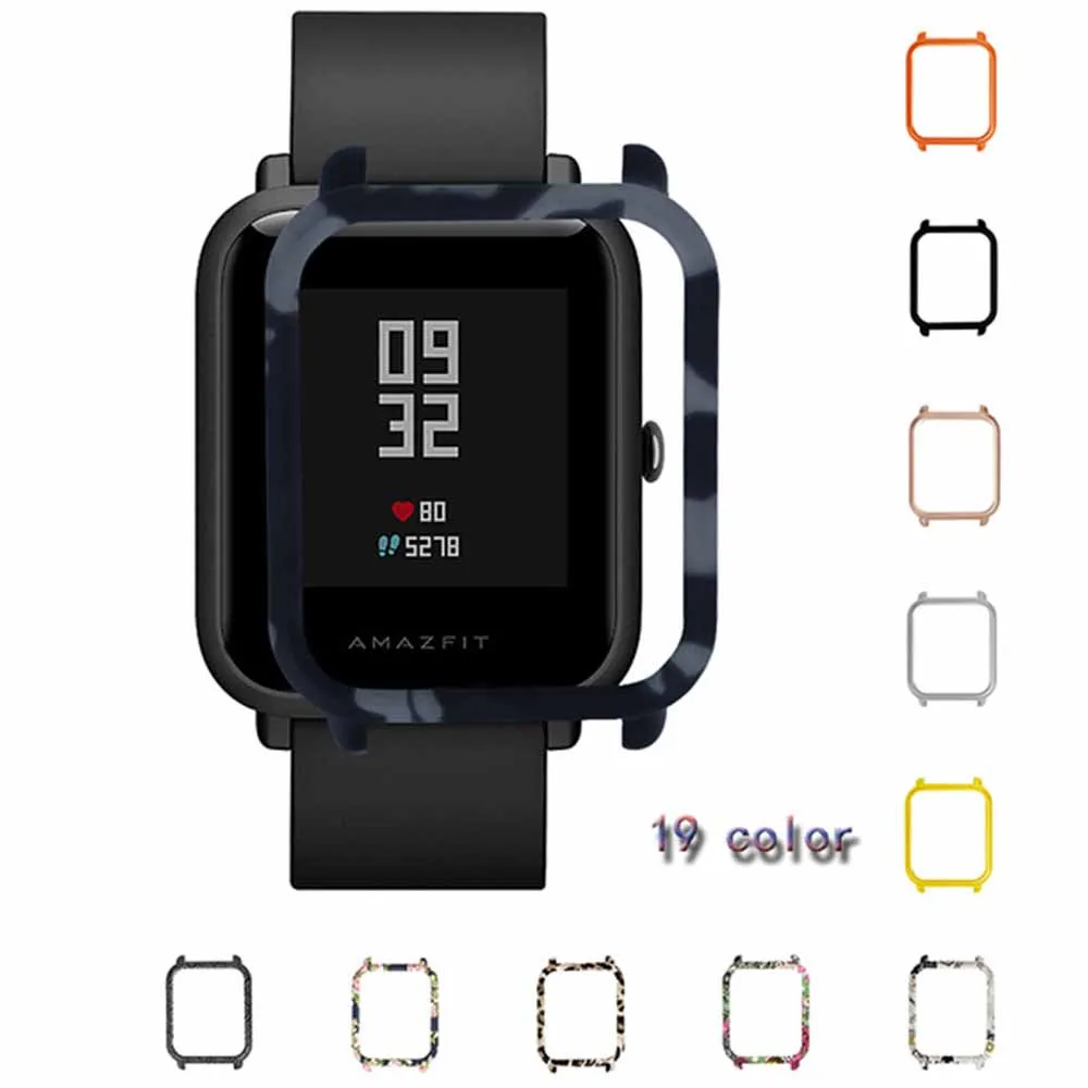 Цветной корпус из поликарбоната для Xiaomi Amazfit Bip BIT PACE Lite Youth Watch защитный чехол