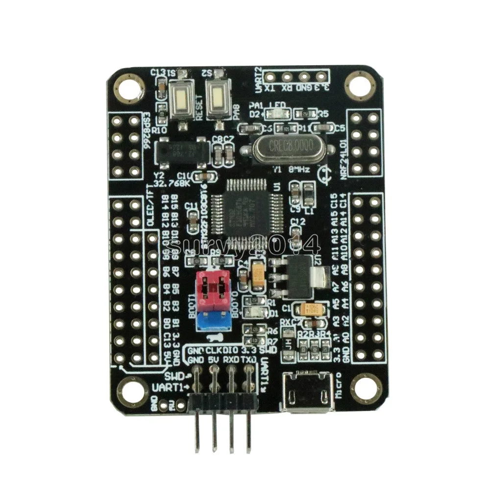 Плата разработки мини системы STM32F103C8T6 ARM основная плата STM32 DC 5 В Wi Fi ESP8266/NRF24L01/WS1053