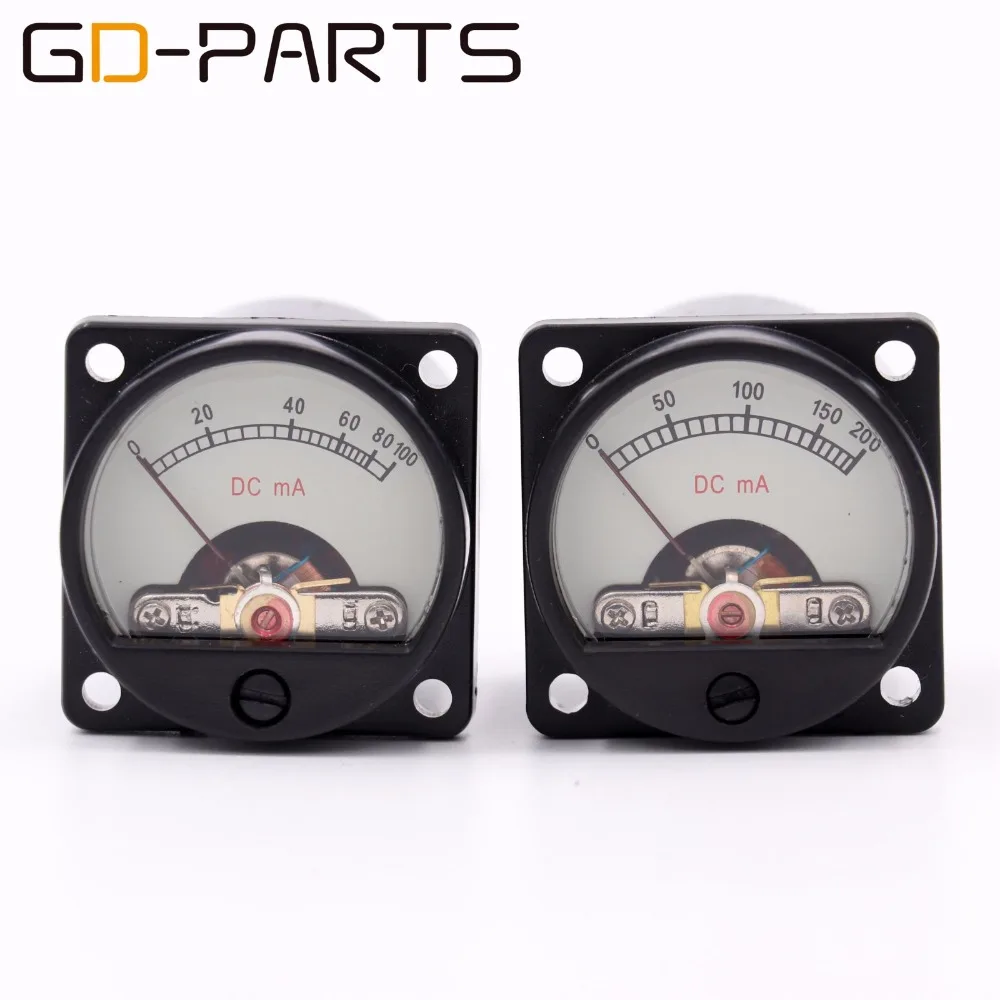 GD PARTS 35 мм DC100mA DC200mA миллиампер Панель метр украшенное мозаикой из драгоценных