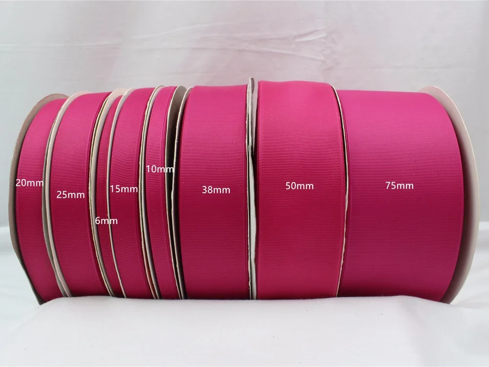16609-0027 (6 10 15 20 25 38 50 75 мм) ярдов/Твердые ленты печатных grosgrain Свадебные аксессуары DIY