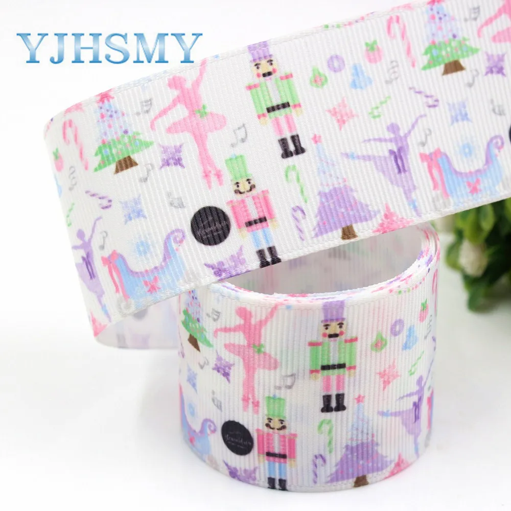 YJHSMY G-18716-620 38 мм 10 ярдов мультфильм печатных grosgrain ленты DIY ручной работы