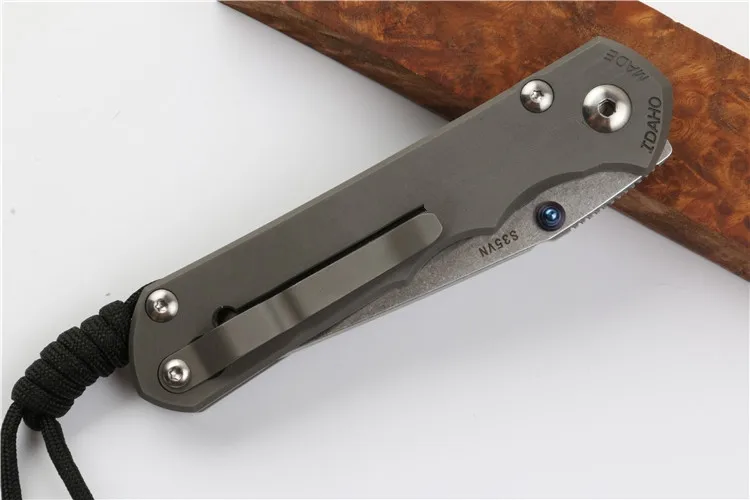 Складной нож Lange Sebenza Inkosi 25 CPM S35vn с титановой ручкой карманный кухонный для овощей