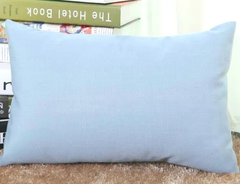 D Light Blue DUNXDECO Наволочка декоративная наволочка чехол светильник синий морской ветер мягкая простая полоска в клетку окрашенная пряжа текстиль диванная комната Декор - Цвет: D Light Blue
