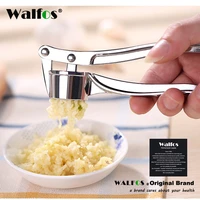 walfos hot stainless steel kitchen squeeze tool alloy crusher garlic presses fruit vegetable cooking tools kitchen accessories