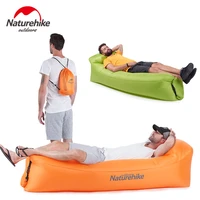 naturehike inflatable sofa lazy bag banana inflatable sleeping bag blow up couch camping lounge chair air sofa air lounger