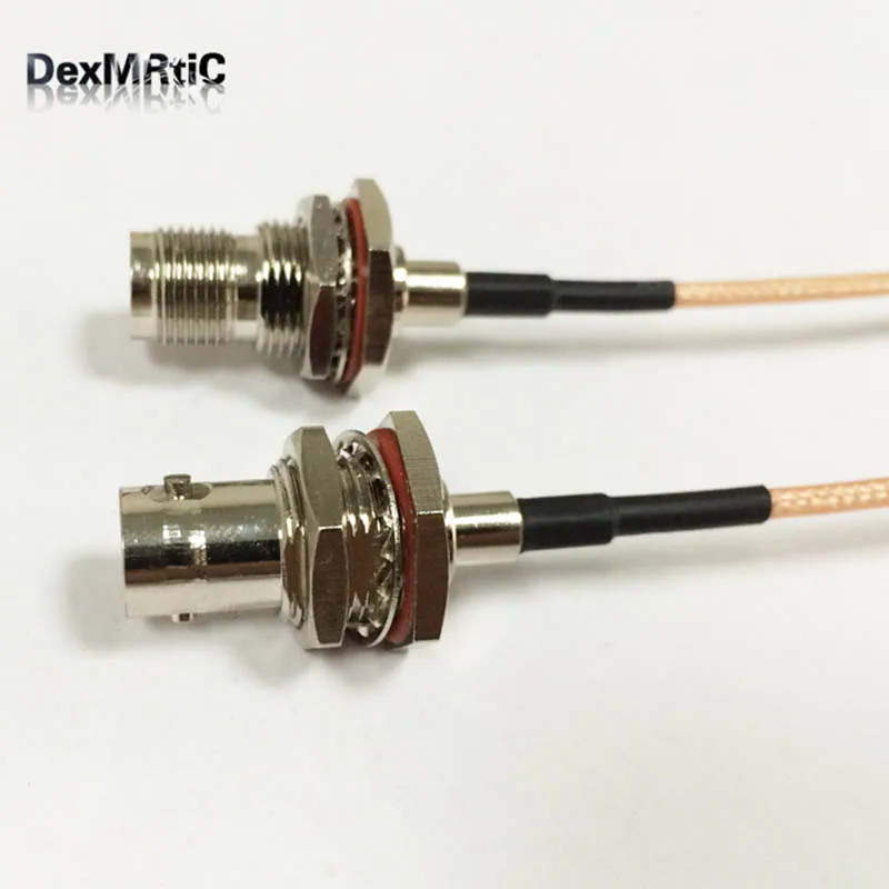 BNC соединительный кабель Female переключатель шасси разъем TNC RG316 15 см|cable grab|cable