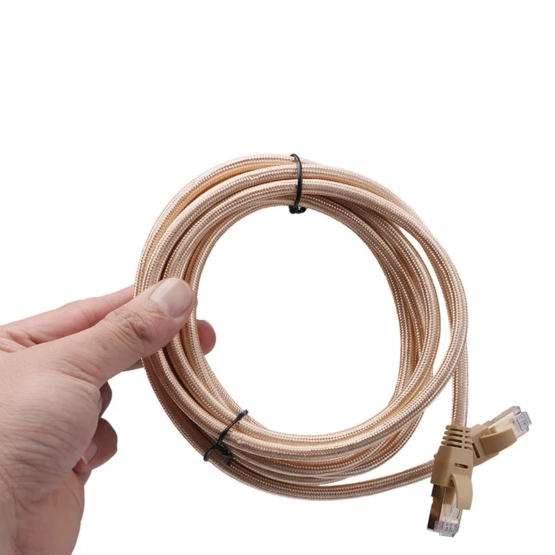 Высококачественный Ethernet кабель RJ45 Cat7 Lan кабели UTP сети Интернет шнур для