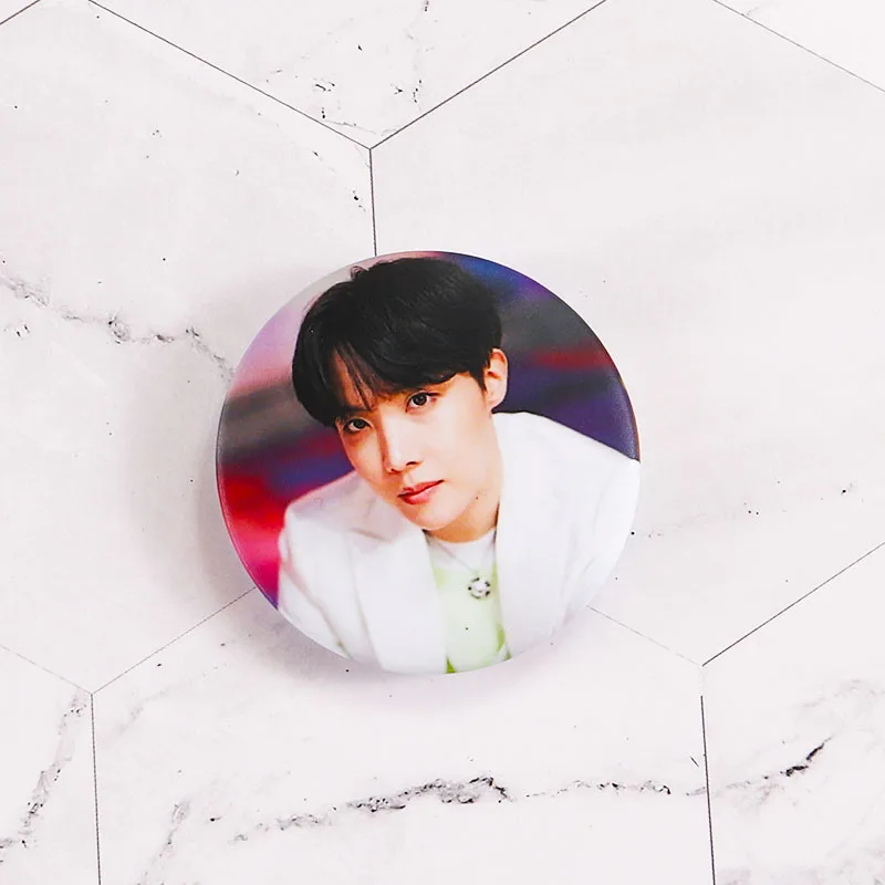 8 Year-End Clearances Kpop Bangtan Boys Pin Album Brooch Badge Accessories For Clothes Hat Backpack Decoration - Окраска металла: 8