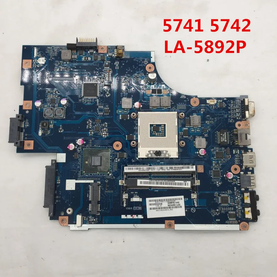 Материнская плата для ноутбука aspire 5742 5742G 5741 5741Z новая 70LA 5892P HM55 DDR3 100% полностью