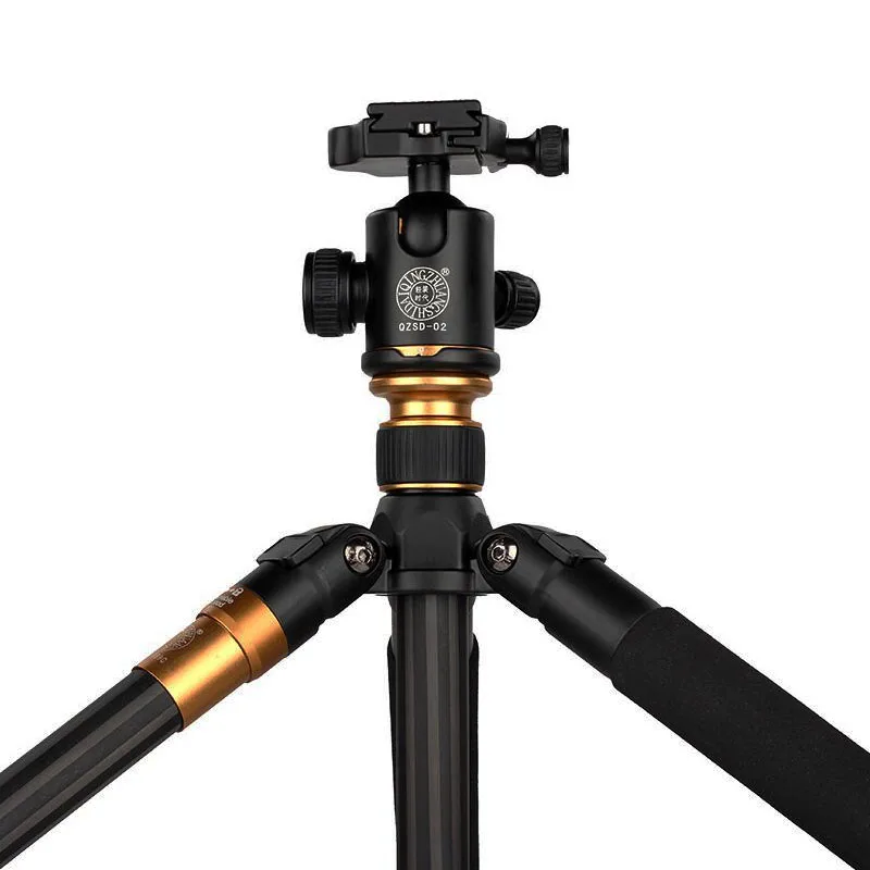 Оригинальный профессиональный штатив QZSD Q999C из углеродного волокна для DSLR камеры
