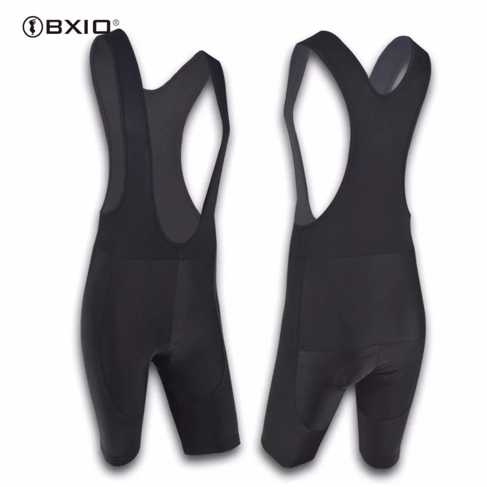 

BXIO Black Cycling Shorts Lycra Blue Gel Pad Bibs Or No Bibs Bicycle Shorts Summer Pantalones Cortos De Ciclismo BX-001-P