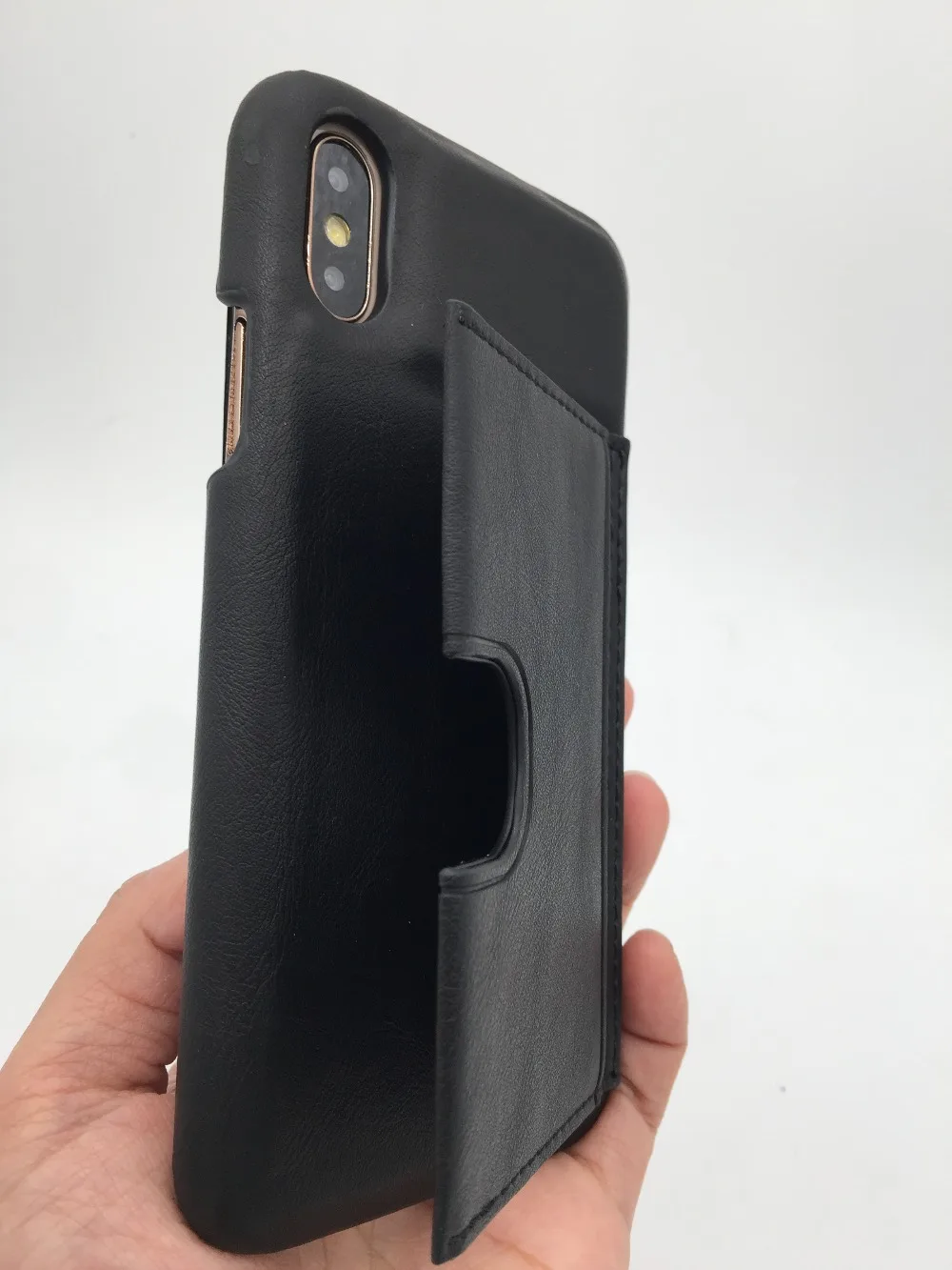 VNSTRIP кожаный Vinatge элегантный чехол с подставкой для телефона и карманом карт iPhone X
