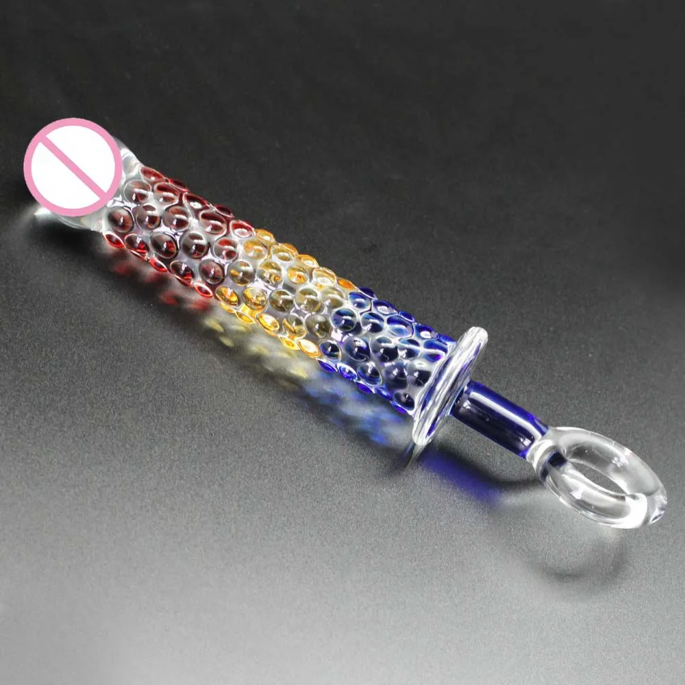 Новый Великолепный Кристальный стеклянный фаллоимитатор женские G-spot устройства