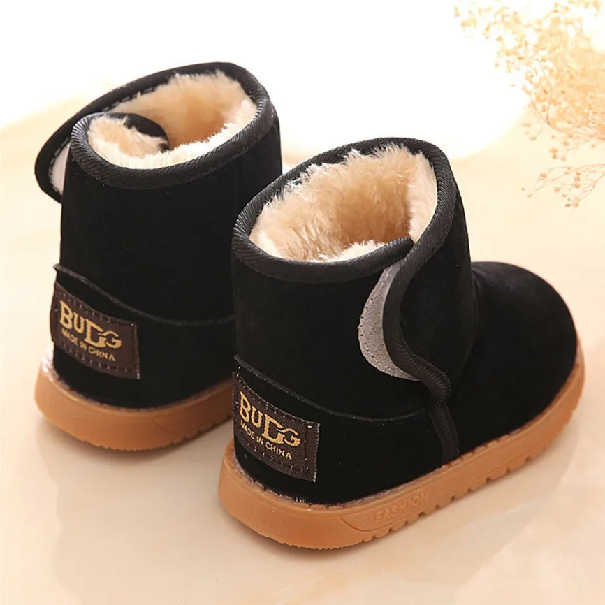 2018 милые ботинки зимние детские стильные хлопковые теплые Прямая поставка