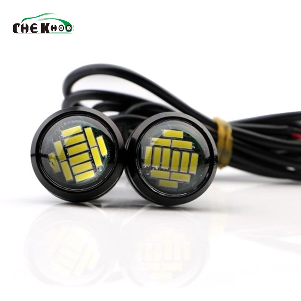 10 шт. белый 12 В 15 Вт Eagle Eye Led DRL дневные ходовые резервные фары двигатель автомобиля