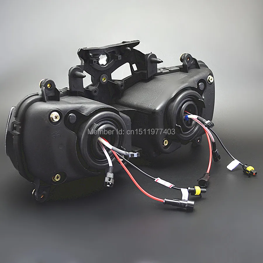 Модифицированный Собранный синий проектор Angel Eyes HID для Honda CBR1000 RR 2004 2007 04 05 06