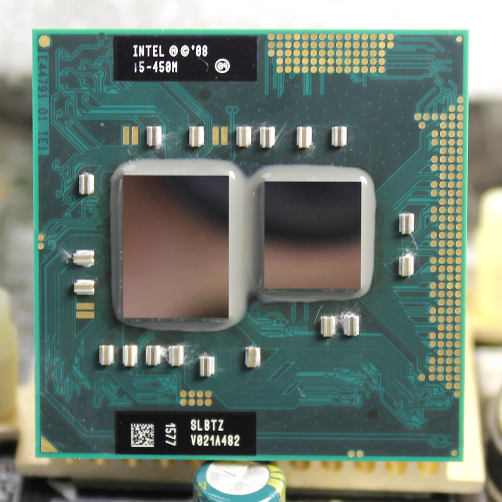 Cache do Processador Intel Core 2.4 Ghz Soquete g1 Dual-core Cpu Laptop Notebook Frete Grátis i5 450m 3m