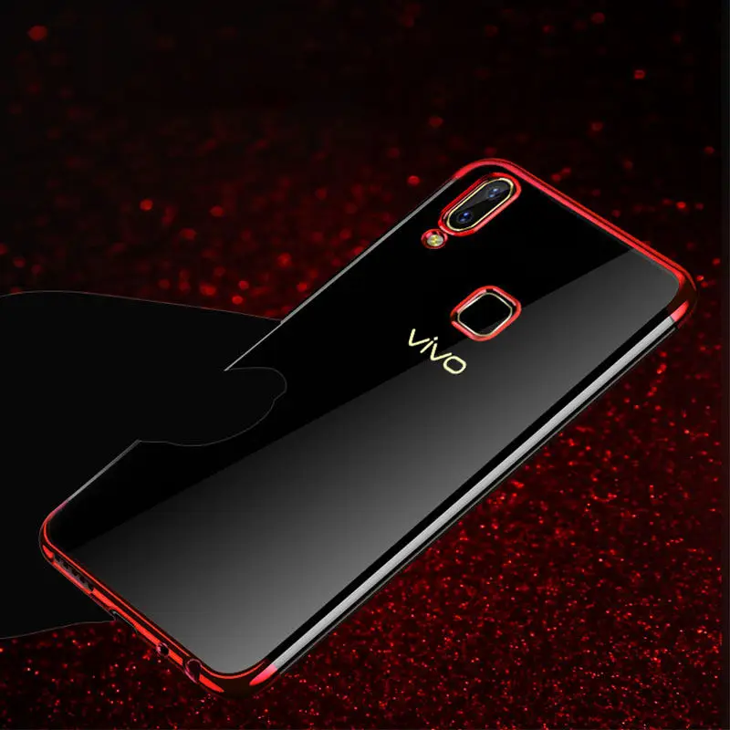 Чехол для Vivo V9 чехол Vivo Y85 чехол на заднюю часть, роскошный прочный армированный чехол для телефона из силикона Крышка для Vivo V9 V 9 молодежное 1723 VivoV9 Fundas Coque 6,3