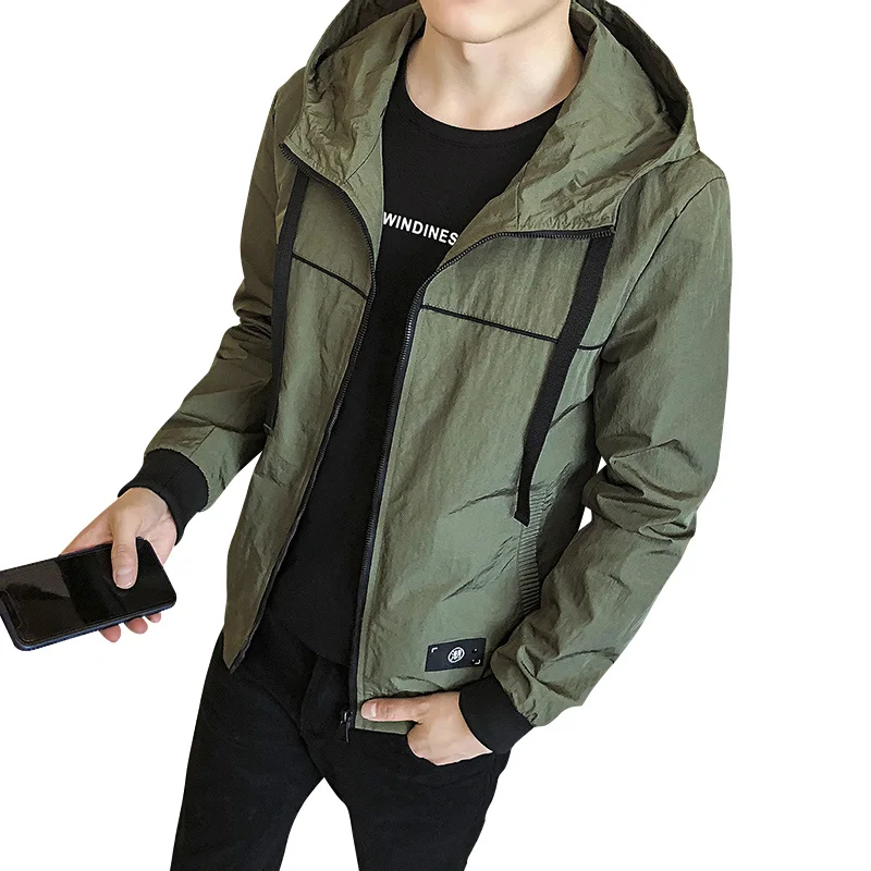 Мужские куртки новинка 2018 Брендовая верхняя одежда мужская высокое качество