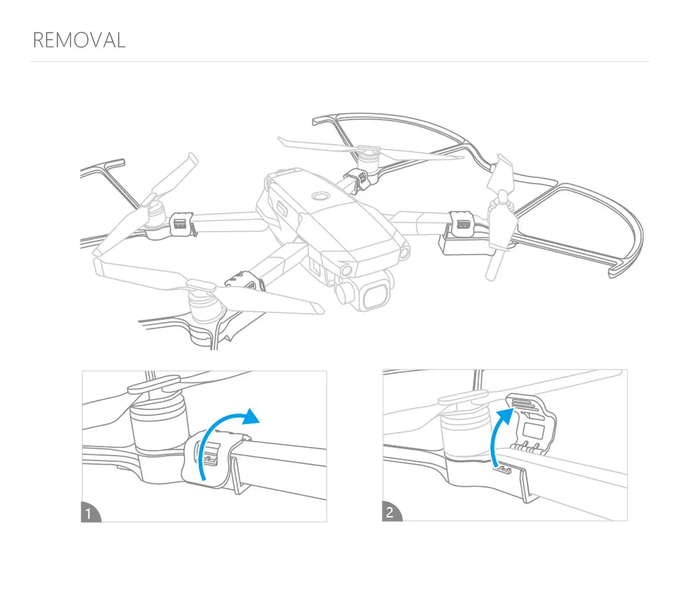 PGYTECH DJI Mavic 2 светодио дный пропеллеры гвардии красочные защита освещения защитный для DJI Mavic 2 Pro зум Drone интимные аксессуары