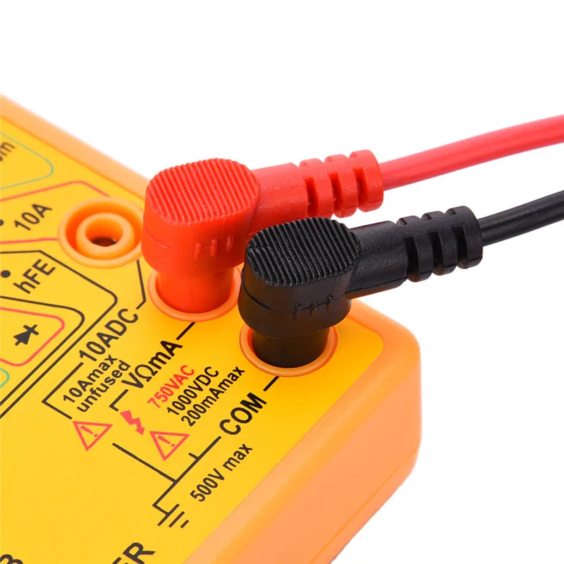 Цифровой мультиметр с ЖК-дисплеем 2 цвета переменный/постоянный ток 750 В