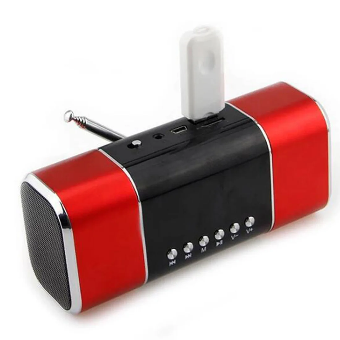Etmakit синий цвет USB Портативный беспроводной Bluetooth-совместимый V2.1 музыкальный