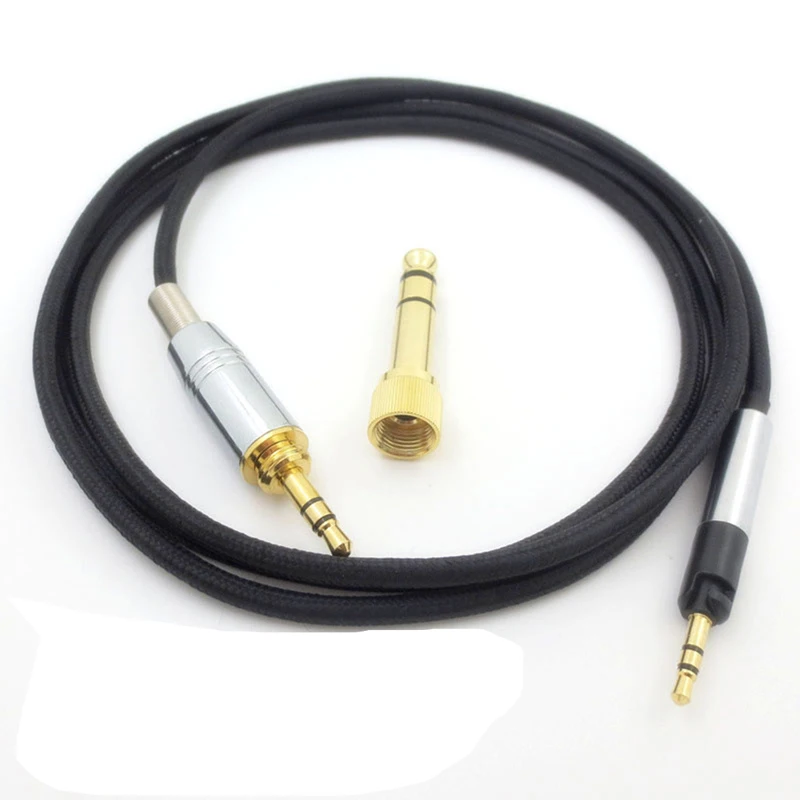 

1.2m 2m Replacement Cable for Sennheise HD598 HD558 HD518 HD598se Headphone Earphone Headset 3.5mm/6.35mm To 2.5mm Audio Cables