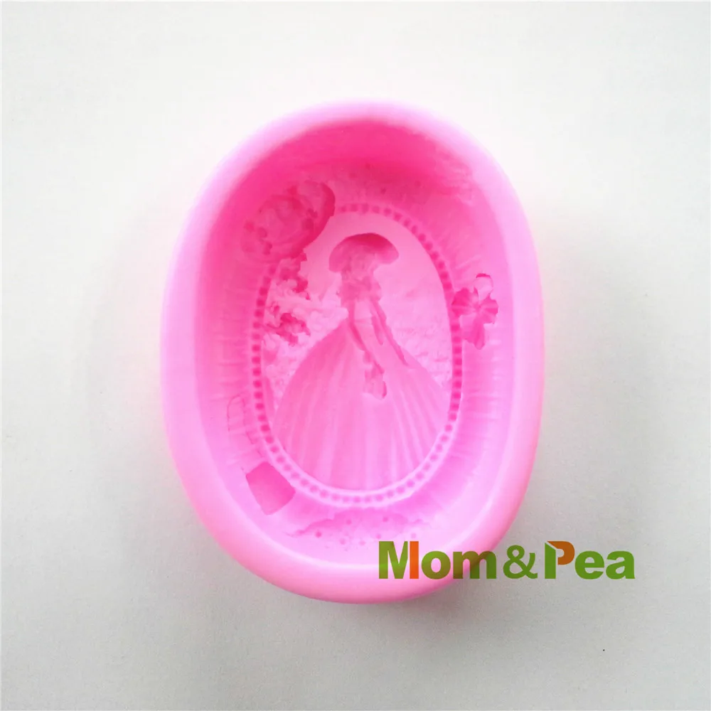 0507 Бесплатная доставка Женская силиконовая форма для мыла Mom & Pea украшение торта