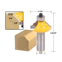 1pcs double round over edging router bit 12 shank