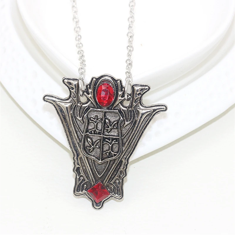 Ожерелье с подвеской-часами в виде полумесяца и башни | Украшения аксессуары