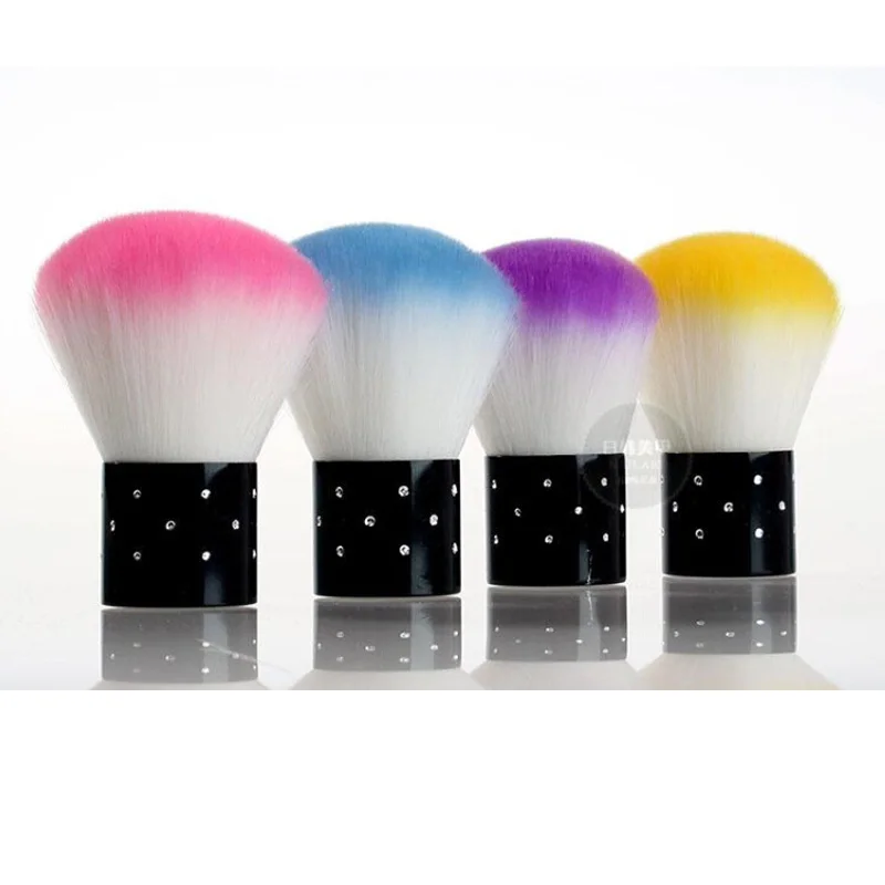 MSHARE 1 ШТ. Розовый Щетка Для Ногтей Акриловые и УФ-Гель Лак Искусство Декор Пыль