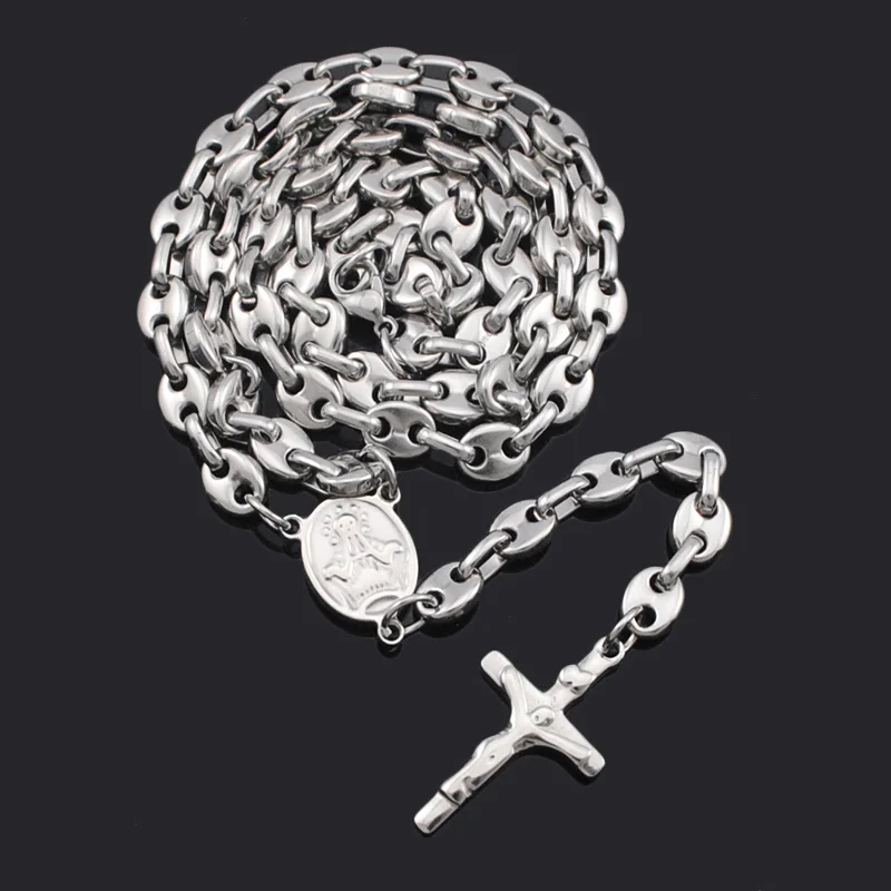 Ожерелье ATGO из нержавеющей стали для женщин и мужчин романтическое колье с