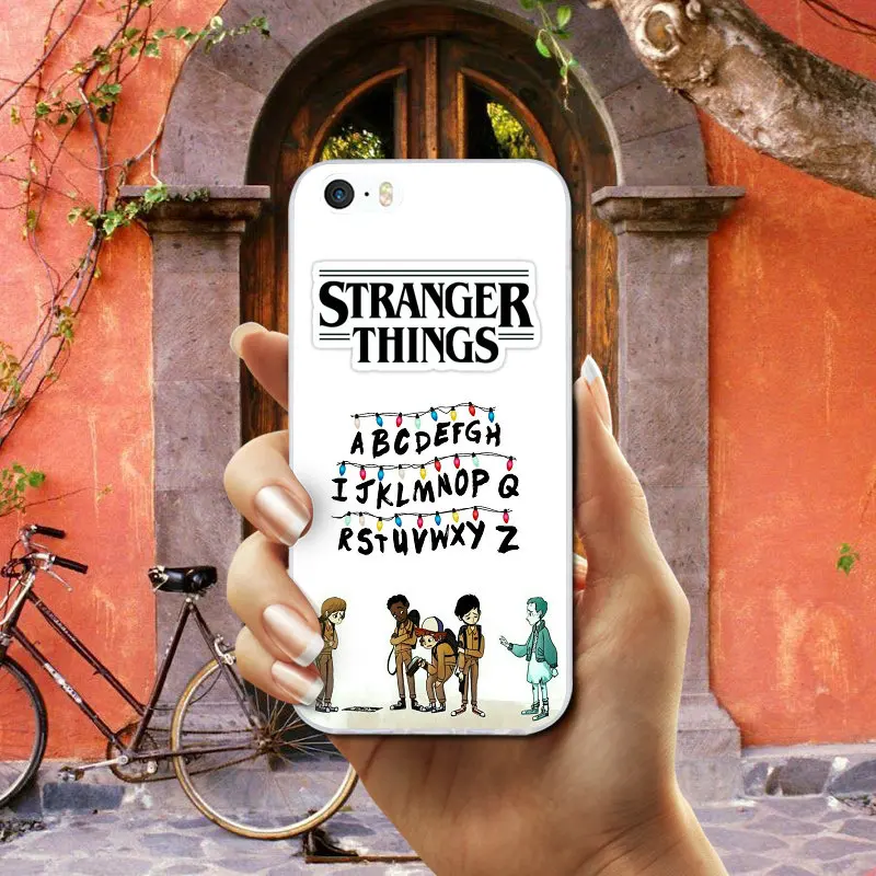 Cartoon Stranger Things Soft TPU Silicone Mobile Phone Cases Cover for iPhone 8 7 6 6S Plus X XR XS Max 10 5 5S SE 5C 4 4S Bags | Мобильные