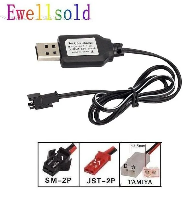 3 6 V 4 8 0 7 2 9 USB кабель для зарядного устройства с SM/Tamiya по супер скидке/JST Ni CD/никель