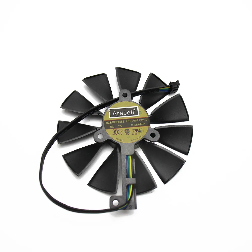 Кулер для карт 87 мм T129215SH кулер с 4 контактами RTX 2060 2070 2080 Ti ASUS GeForce RTX2080 RTX2080Ti игровая