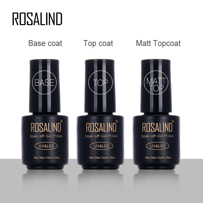 Розалинд 7 мл гель матовый лак для ногтей Топ многоцелевого использования &