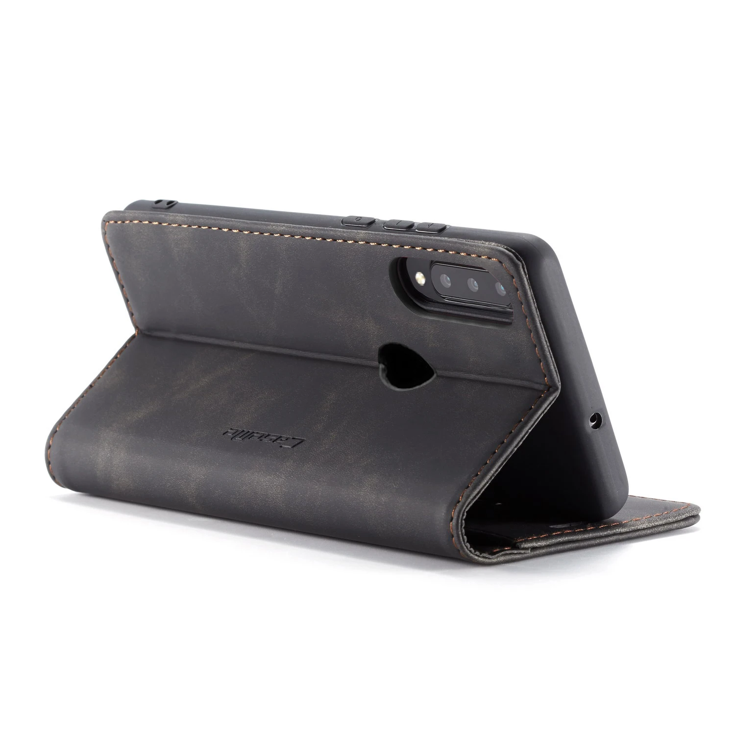 

Magnet Leather Wallet Case For Huawei P30 P20 Pro Lite card with 2 card slots wallet Vintage matte soft 1 leathe