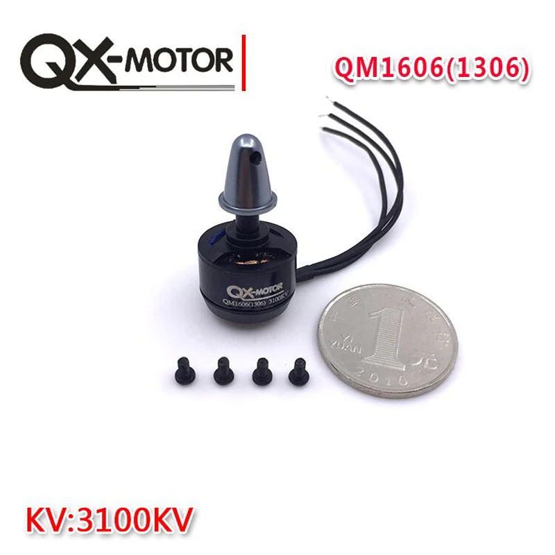 2 шт. QX-Motor QM1606 (1306) 3100KV бесщеточный двигатель CW/CCW 2-4s для Diatone 150 180 210 мультикоптера |