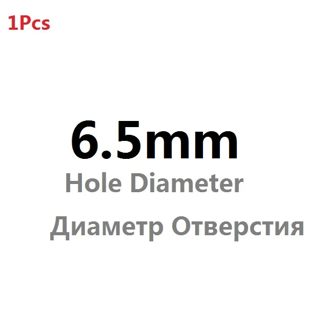 6.5mm 1 шт., 4-29 мм, ручной инструмент для рукоделия, дырокол, кожаный ремень, Круглый, дырокол, немецкий, полый, кожаный, книжный ремень - Цвет: 6.5mm