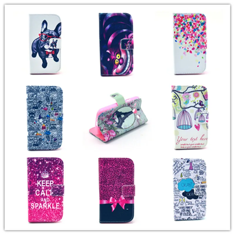 Для Samsung Galaxy Core чехол искусственная кожа флип для i8262 с Солт|case for samsung galaxy|case samsungflip