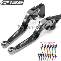 cnc motorcycle foldable extending brake clutch lever and moto 170mm lever for yamaha yzfr125 yzf r125 2008 2011 2009 2010