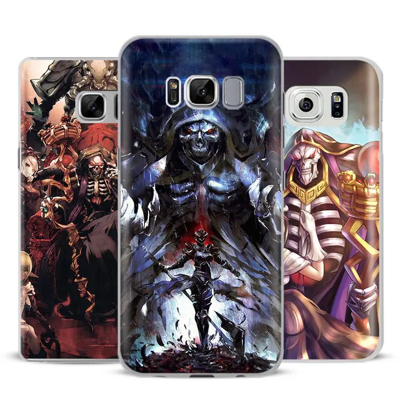 OVERLORD Аниме Манга чехол для телефона в виде ракушки для samsung Galaxy S4 S5 S6 S7 край S8 S9 Plus Note 8 на возраст 2, 3, 4, 5, A5 A7 J5 J7