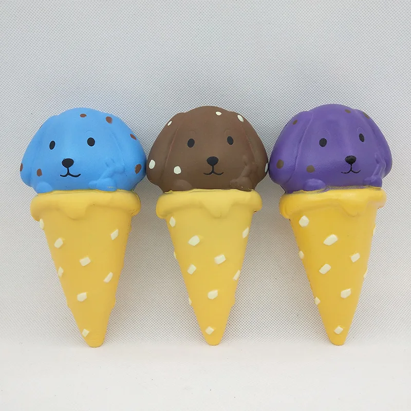 squish Slow Rising Kawaii Ice Cream Dog Toys For Kid Squishy Soft Animal Squeeze Toy Children anti-stress | Игрушки и хобби