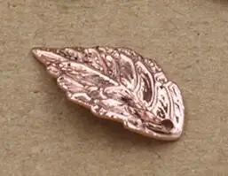 rose gold 50 шт.; ; детское нижнее белье 7 видов цветов 10x18 мм филигранными листьями Шарм Подвески поделки из латуни плавающие прелести для изготовления ювелирных изделий, без свинца и никеля - Цвет: rose gold