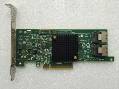 RaidStorage Avago LSI SAS 9217 8i 8 портовый контроллер HBA jino SFF8087 Mini HD 6 ГБ PCI E 3 0 X8 сделано в