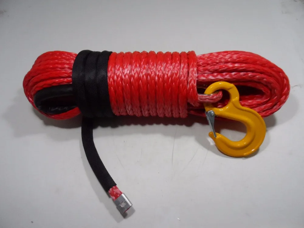 

Red 12mm*30m Synthetic Winch Rope,Winch Cable,Winch Rope 12mm,Plasma Winch Rope